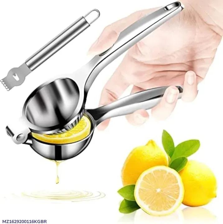Premium Stainless Steel Lemon Squeezer – Heavy-Duty Manual Citrus Juicer