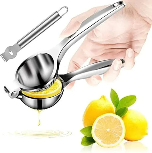 Premium Stainless Steel Lemon Squeezer – Heavy-Duty Manual Citrus Juicer